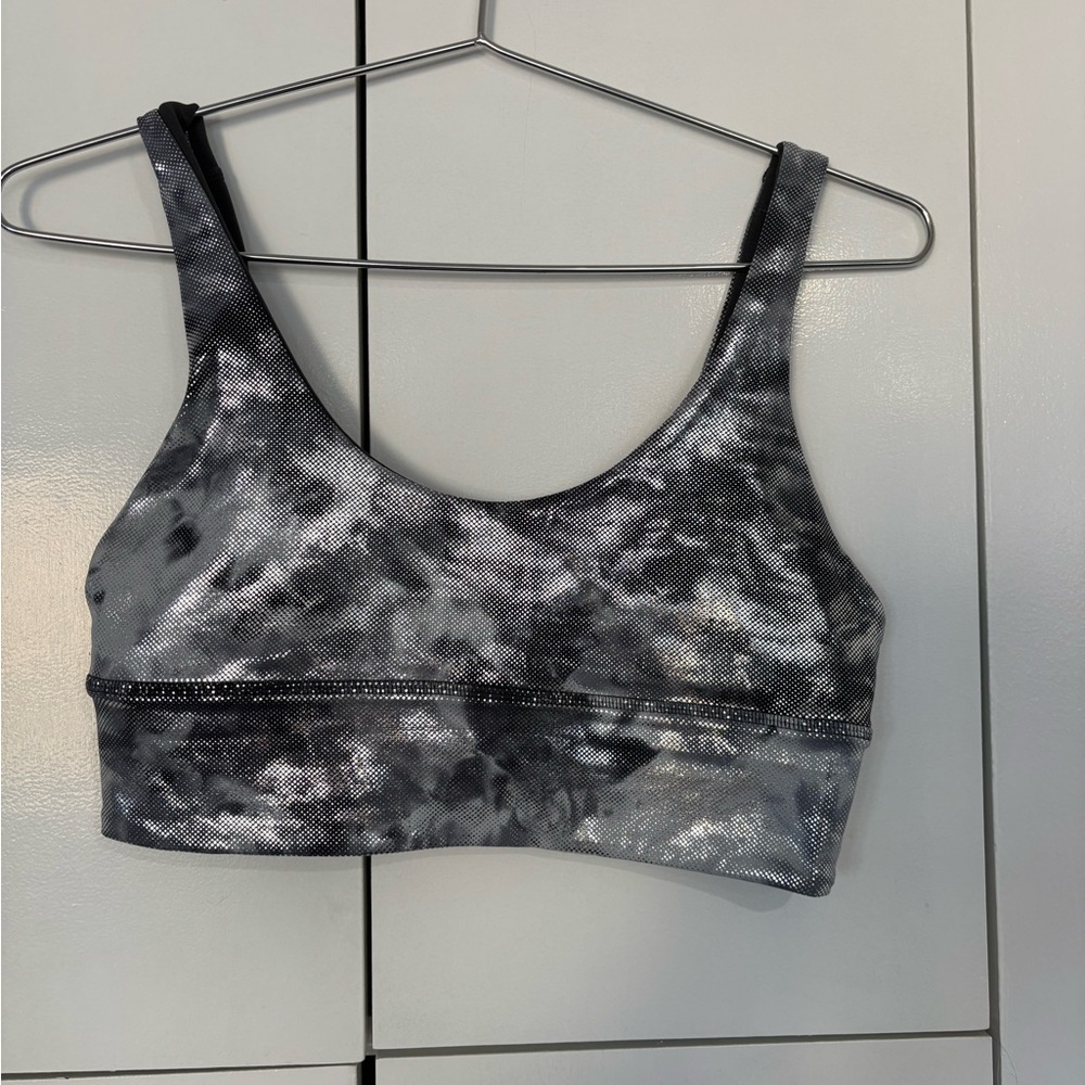 Lululemon Athletica Black and Gray Sports Bra